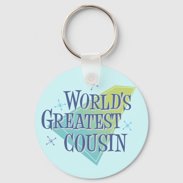 World's Greatest Cousin Key Ring (Front)