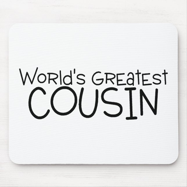 Worlds Greatest Cousin Mouse Pad (Front)