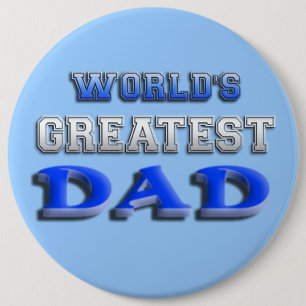 World's Greatest Dad 6 Cm Round Badge