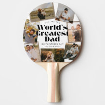 World's Greatest Dad Bold Retro 7 Photo Collage