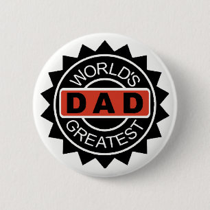 World's Greatest Dad Button