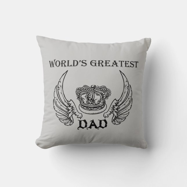 World's Greatest Dad Cushion (Front)
