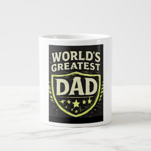 World's Greatest Dad Father's Day Large Coffee Mug