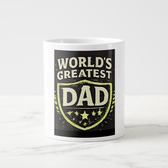 World's Greatest Dad Father's Day Large Coffee Mug (Front)