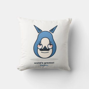 World's Greatest Dad Fox Cushion
