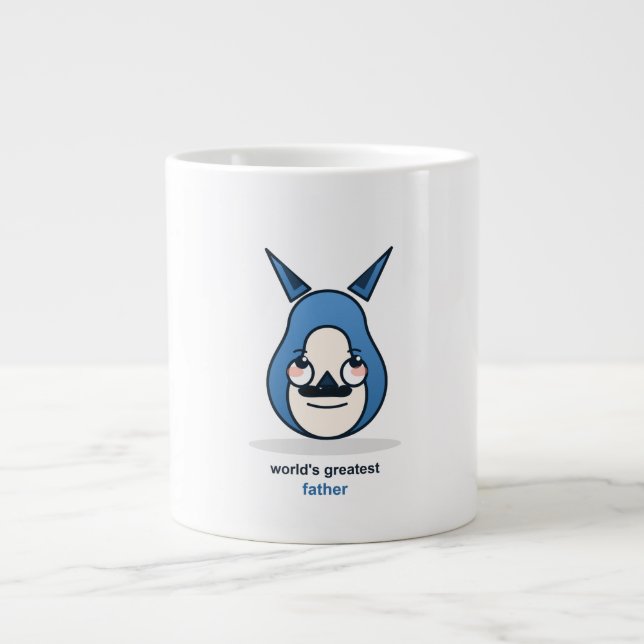 World's Greatest Dad Fox Large Coffee Mug (Front)