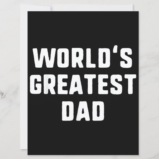 World's Greatest Dad Funny Family (Front)