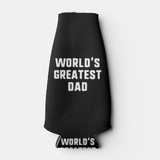 World's Greatest Dad Funny Family Bottle Cooler