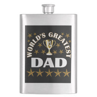 worlds-greatest-dad hip flask