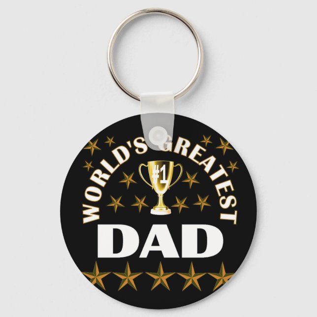 worlds-greatest-dad key ring (Front)