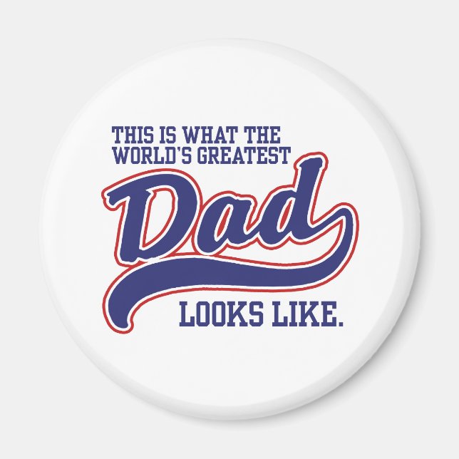 World's Greatest Dad Magnet (Front)