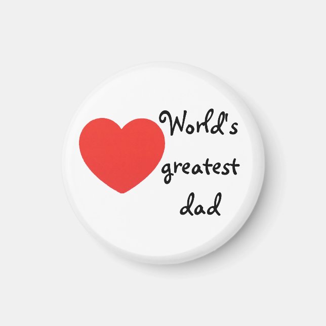World's Greatest dad Magnet (Front)