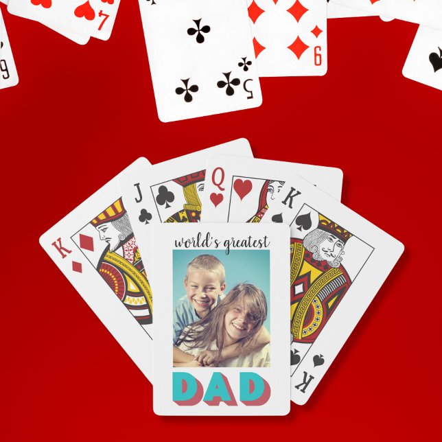 World's Greatest Dad Photo Playing Cards (Creator Uploaded)
