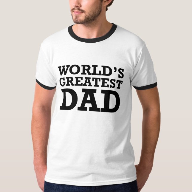 WORLD'S GREATEST DAD RETRO T-SHIRTS (Front)