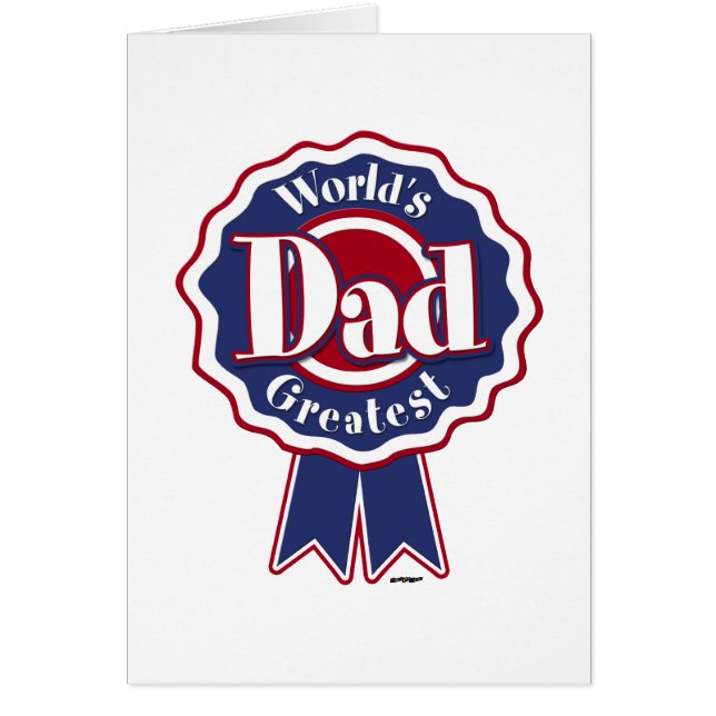World's Greatest Dad - ribbon (Front)