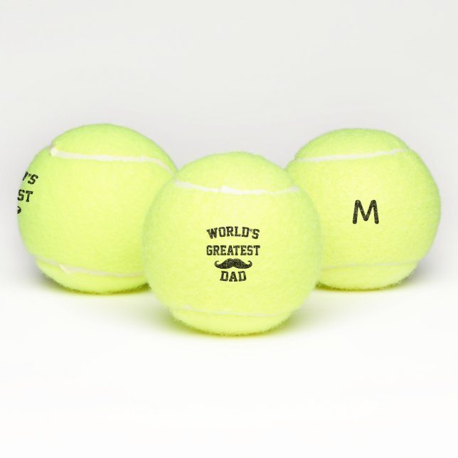 Worlds Greatest Dad Tennis Balls (Multi)