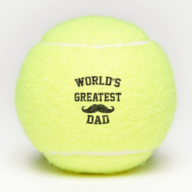 Worlds Greatest Dad Tennis Balls (Front)