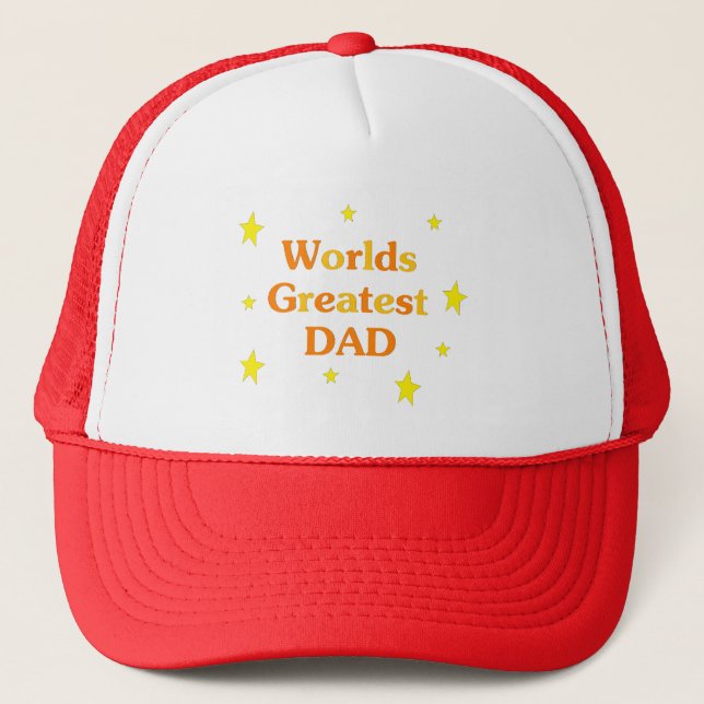 Worlds Greatest Dad Trucker Hat (Front)