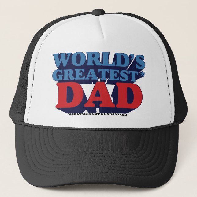 World's Greatest* Dad Trucker Hat (Front)