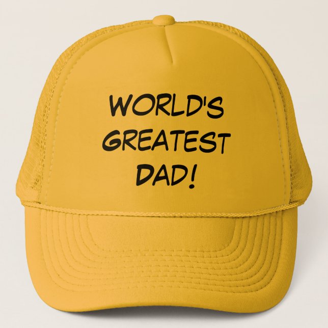 World's Greatest Dad Trucker Hat (Front)