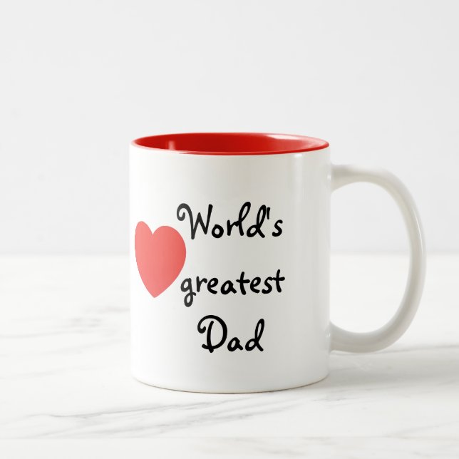World's Greatest Dad Two-Tone Coffee Mug (Right)