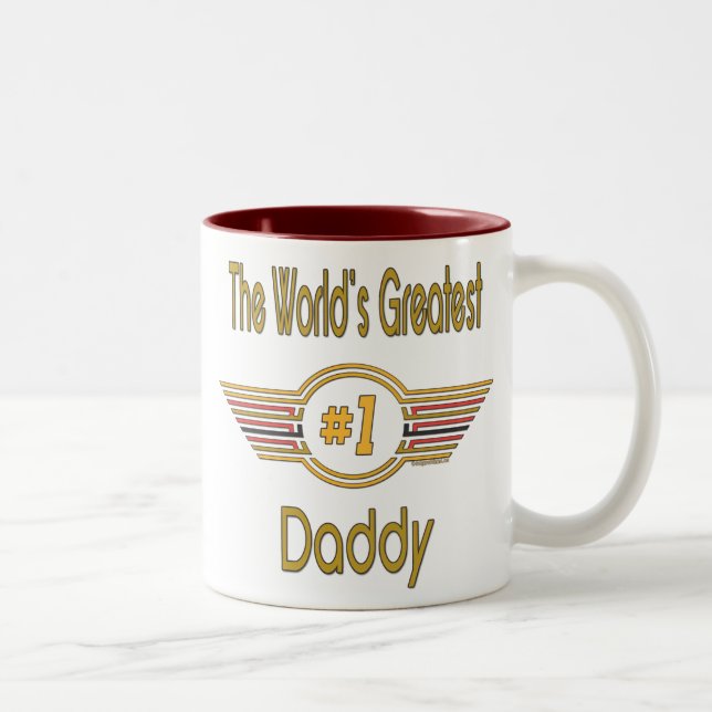 World's Greatest Daddy Two-Tone Coffee Mug (Right)