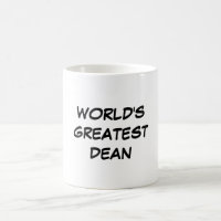 World's Greatest Dean" Mug