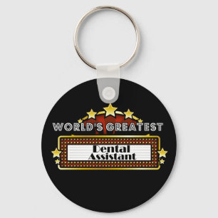 World's Greatest Dental Assistant Key Ring