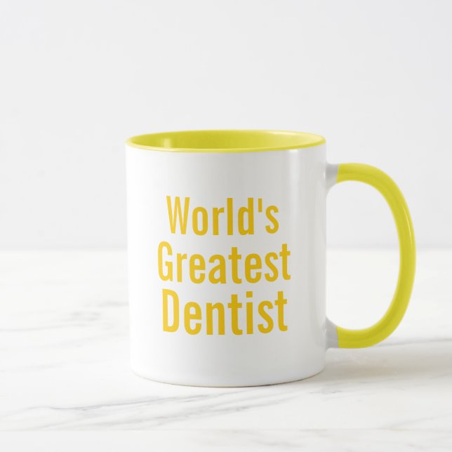 Worlds Greatest Dentist Mug (Right)