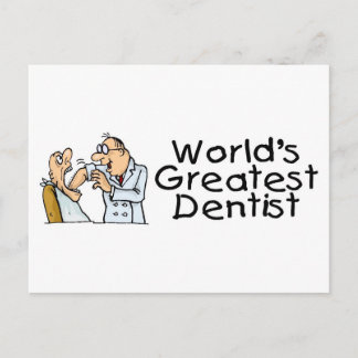 Worlds Greatest Dentist Postcard