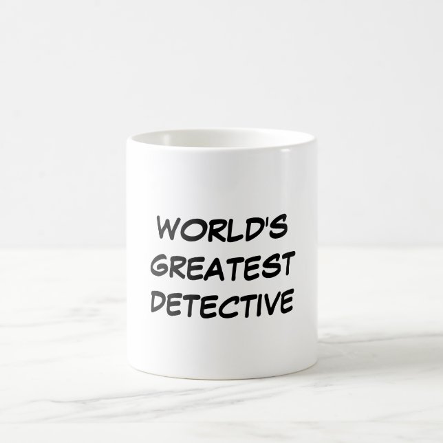 "World's Greatest Detective" Mug (Center)