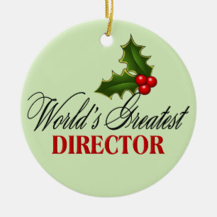 World's Greatest Director Ceramic Tree Decoration