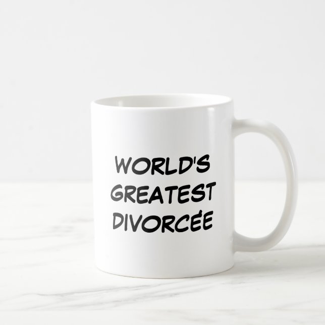 "World's Greatest Divorcée" Mug (Right)