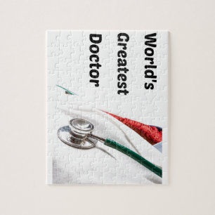 World's Greatest Doctor Design Jigsaw Puzzle