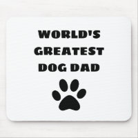 World's Greatest Dog Dad Custom Text Personalised