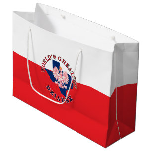 World's Greatest Dziadek Large Gift Bag