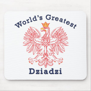 World's Greatest Dziadzi Eagle Mouse Pad