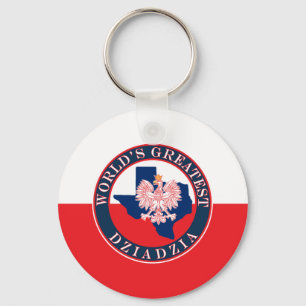 World's Greatest Dziadzia Key Ring