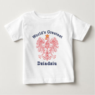 World's Greatest Dziadziu Red Eagle Baby T-Shirt