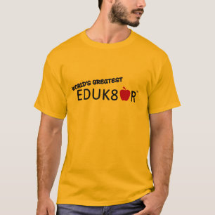 World's Greatest Educator Gold T-Shirt