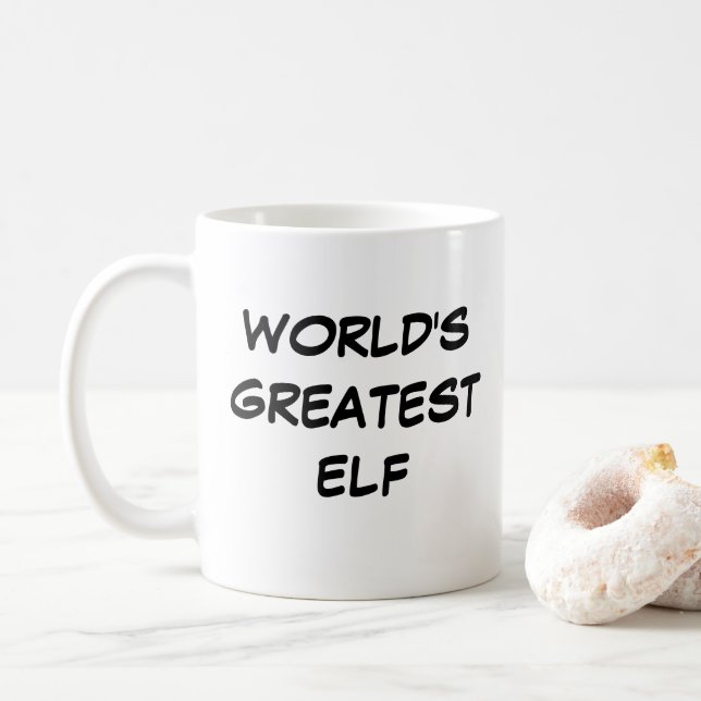 "World's Greatest Elf" Mug (With Donut)