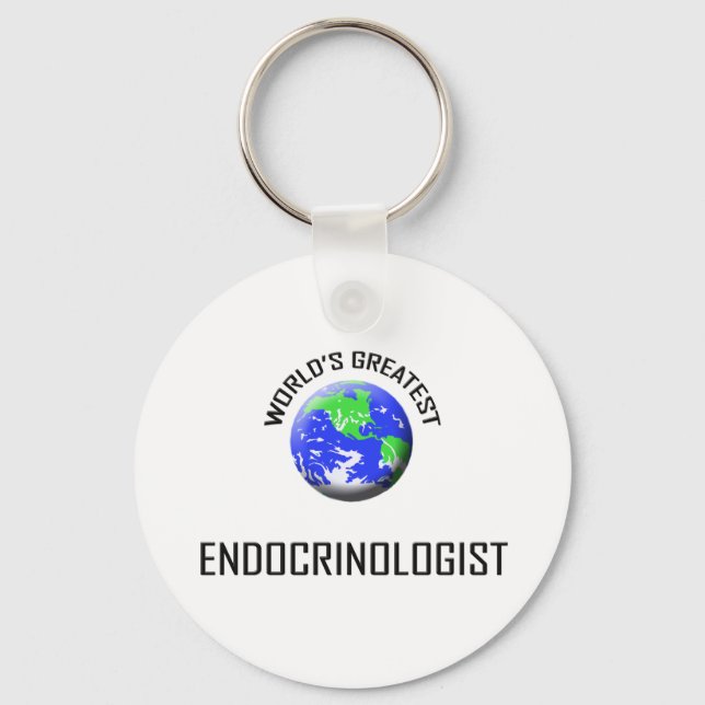 World's Greatest Endocrinologist Key Ring (Front)