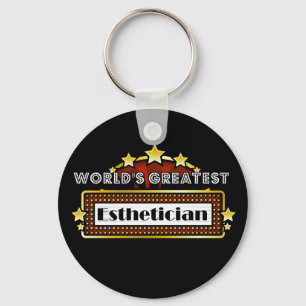 World's Greatest Esthetician Key Ring