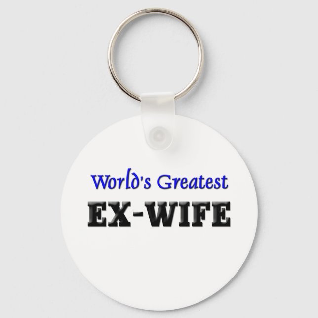 World's Greatest Ex-Wife Key Ring (Front)