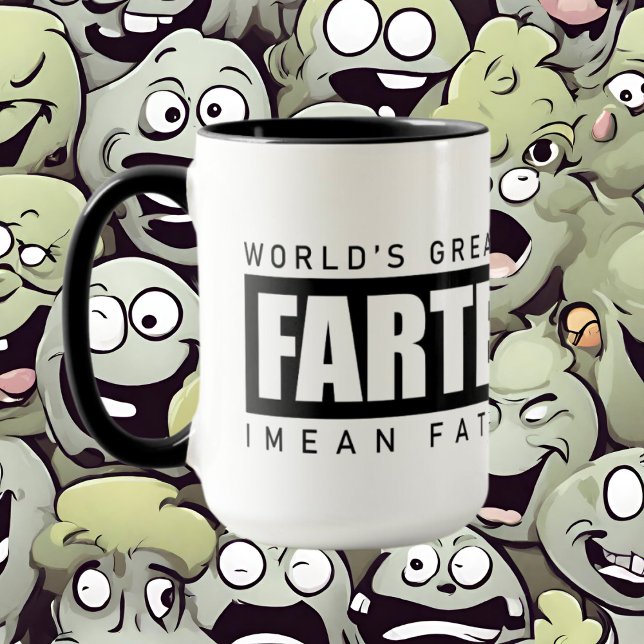 World's Greatest Farter Father add monogram Mug (Creator Uploaded)