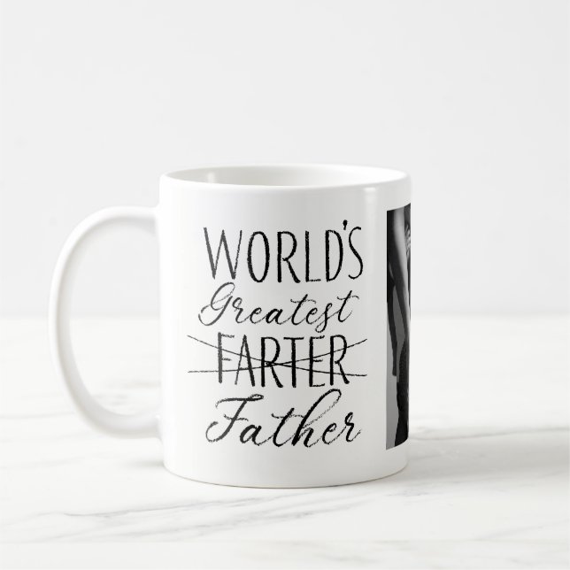 World's Greatest Farter Father's Day Photo Coffee Mug (Left)