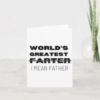 World's Greatest Farter I Mean Father Black