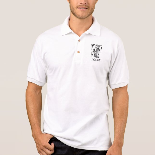World's Greatest Farter Polo Shirt (Front)