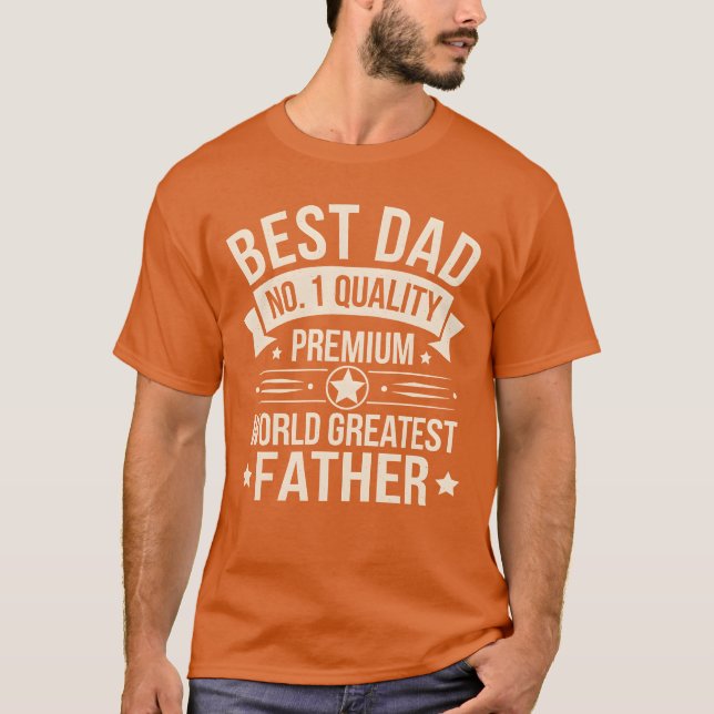 Worlds Greatest Father friends T-Shirt (Front)