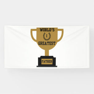 World's Greatest Father's Day 4x8 Vinyl Banner